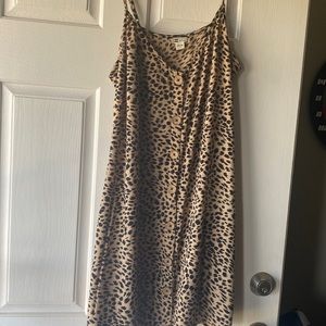 Leopard Billabong sundress size large